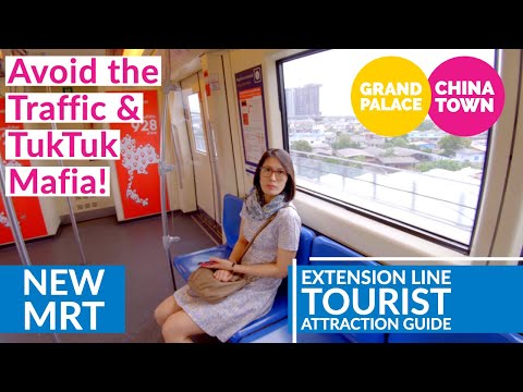 NEW Bangkok MRT Line to China Town Grand Palace