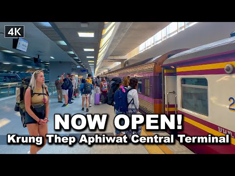 【?? 4K】NOW OPEN! Krung Thep Aphiwat Central Terminal – Bangkok – Thailand, 19 Jan. 2023