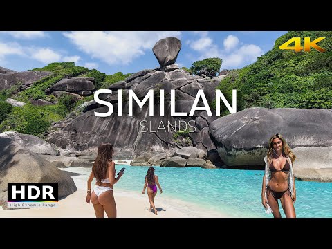 4K HDR // Walking Similan Islands | Best islands in the World | Thailand 2023 – With Captions