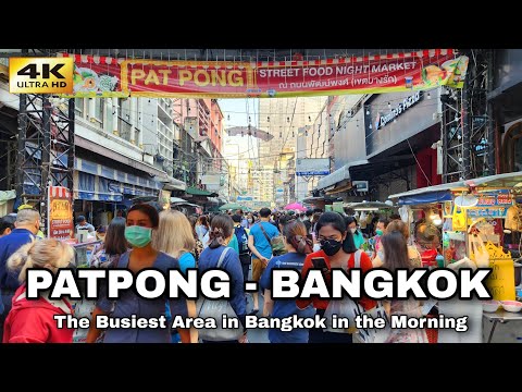 [4K] Walking Bangkok's Bustling Patpong Street | Thailand 2023