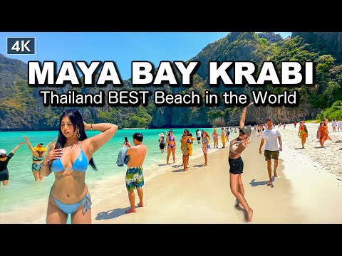 【???????? 4K】Most Beautiful Beach in the World 2023 – Maya Bay Krabi Thailand